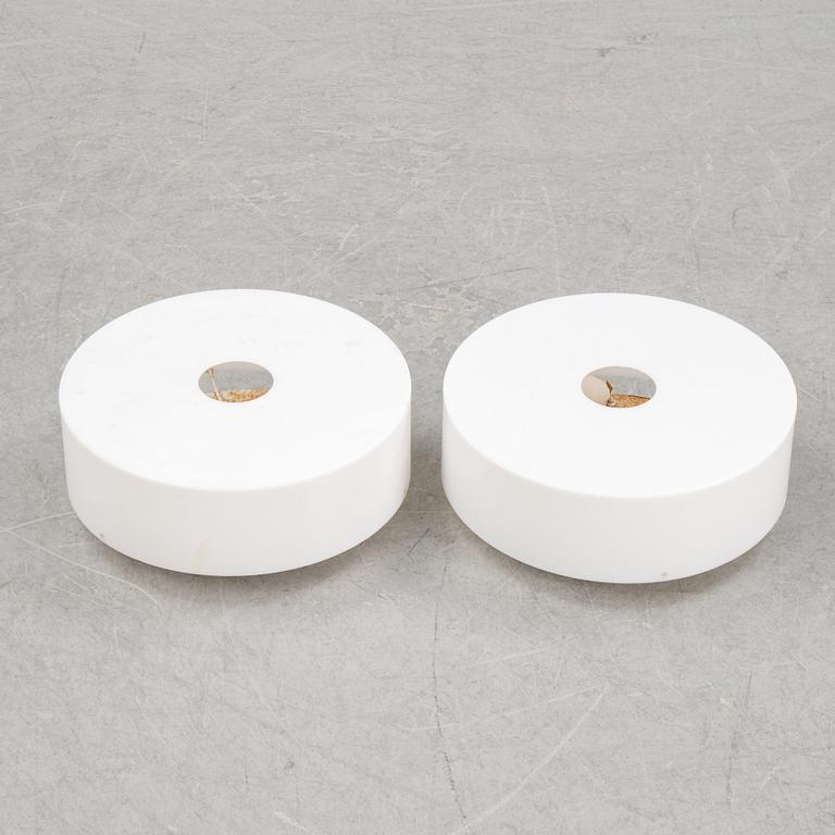 Uno & Östen Kristiansson, a pair of ceiling lights, second half of the 20th century.