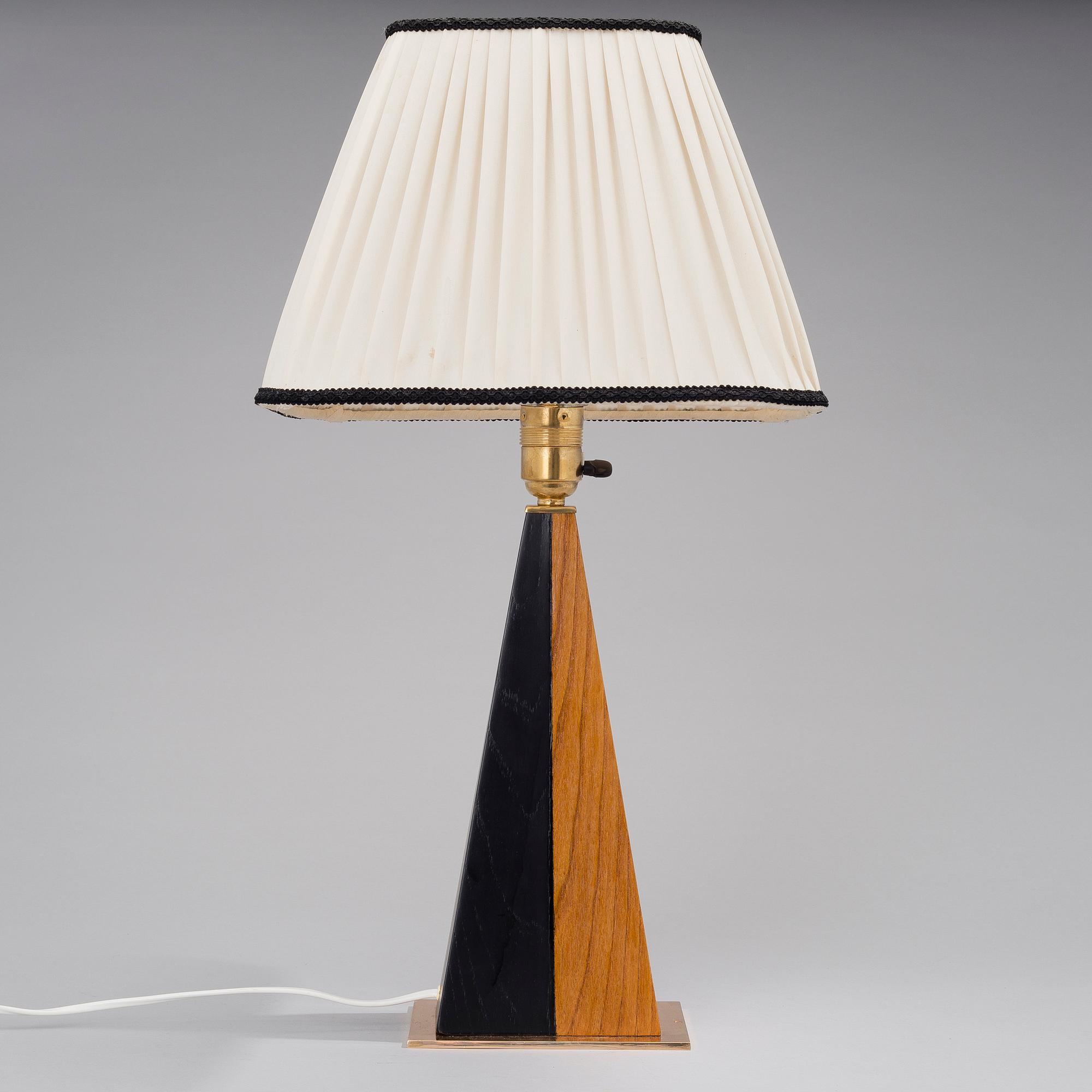 MARIA LINDEMAN, BORDSLAMPA. Idman, 1950/60-tal.