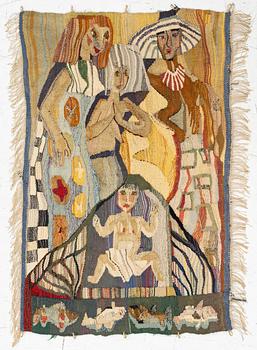 Inger Segerlind-Lindblad, a textile, tapestry weave, c. 67 x 44 cm, unsigned.