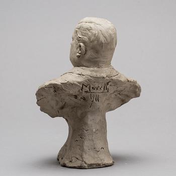 ALESSANDRO MORETTI, sculpture, clay. 1911.