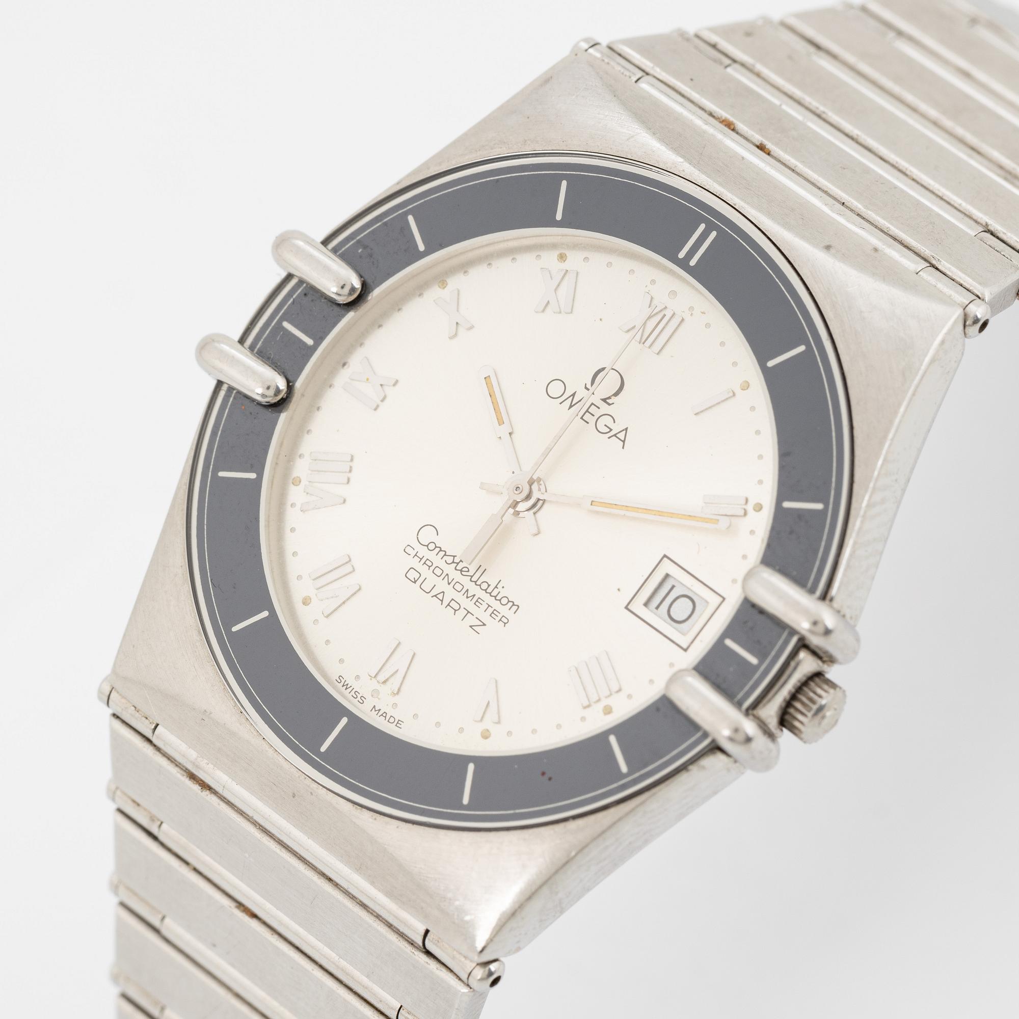 Omega, Constellation, Chronometer, "Manhattan", armbandsur, 32,5 mm.