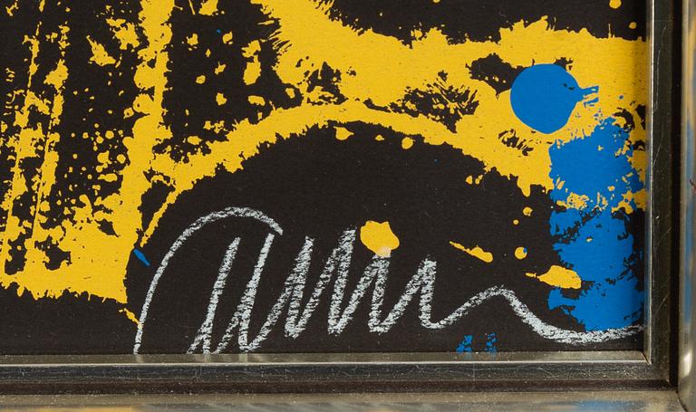 Arman, silkscreen in colours, signed 54/120.