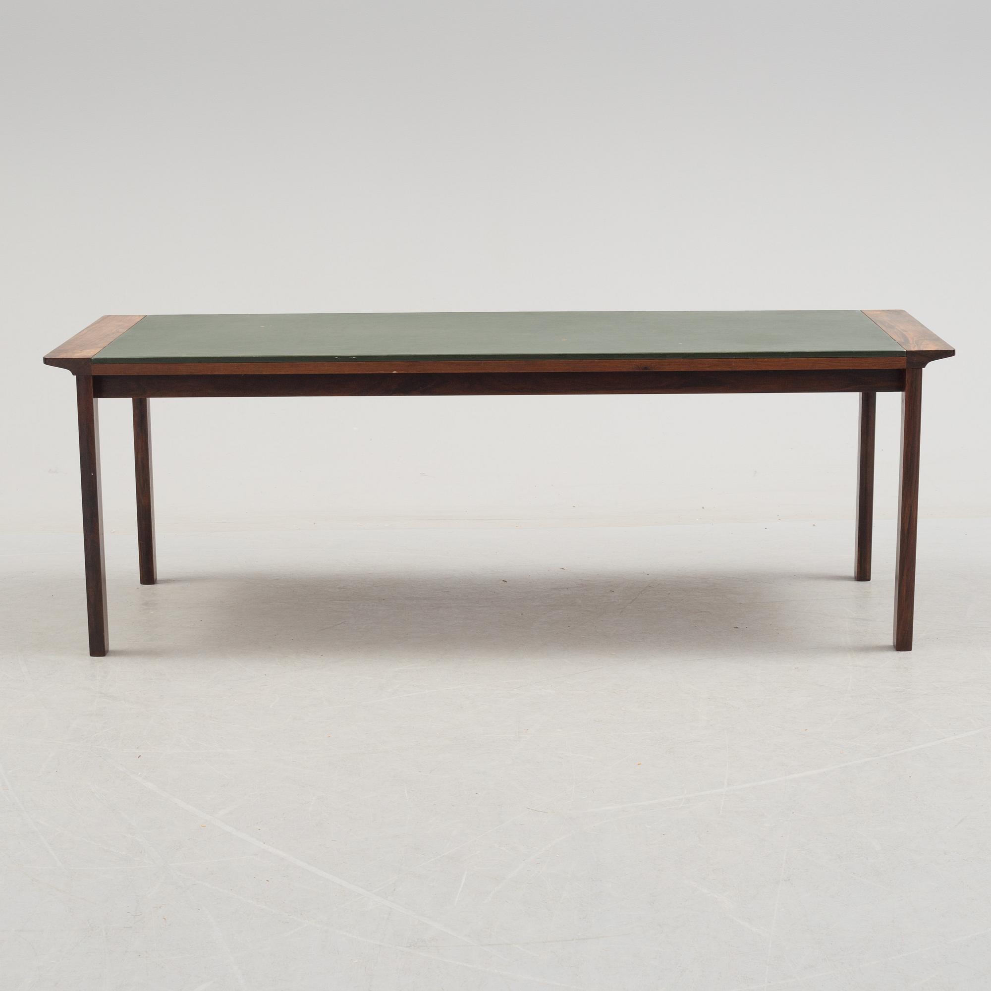 A 1960's Danish sofa, with 2 easy chairs and 2 tables by Glostrup.