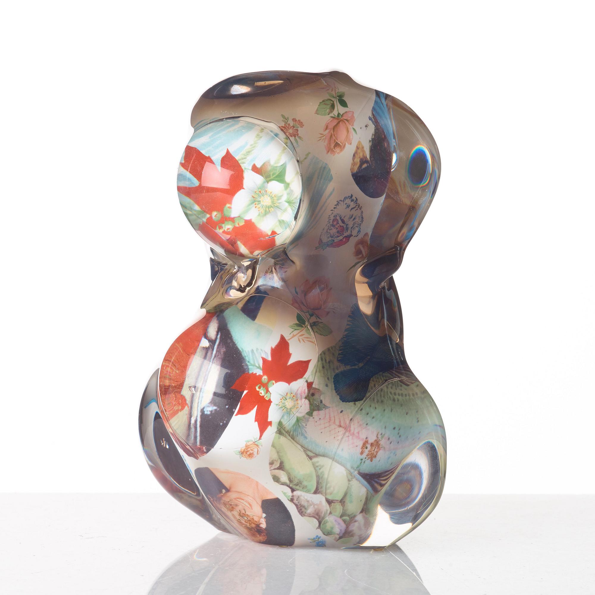 Per B. Sundberg, a 'fabula' vase, Orrefors, Sweden 1998.