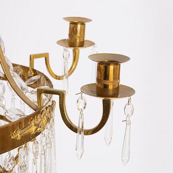 A Gustavian style channdelier, first half of the 20th Century.