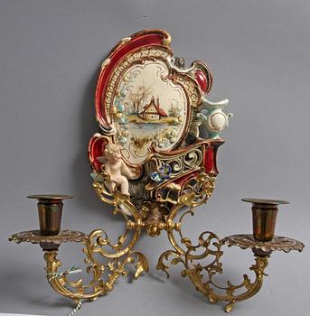 VÄGGLYSTER. sekelskiftet 1800/1900, trol. Tyskland.