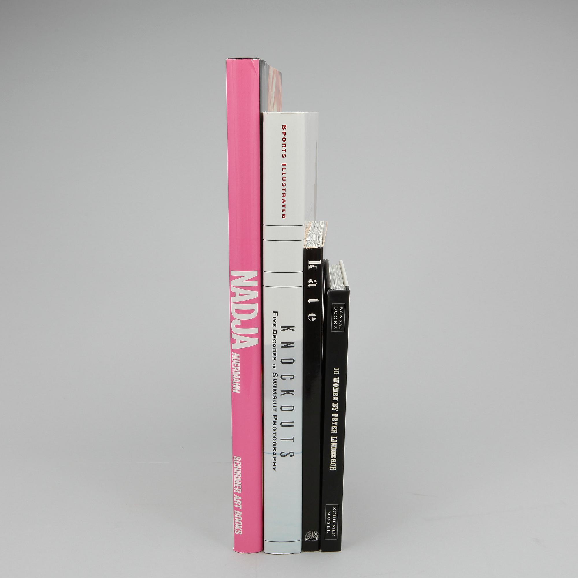 PARTI FOTOLITTERATUR, 4 st, bland annat "10 Women by Peter Lindbergh", Peter Lindbergh och Karl Lagerfeld, 1998.