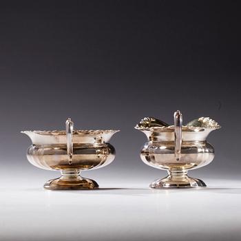 KAFFESERVIS, 3 delar, silver, Kultakeskus, Tavastehus 1969. Totalvikt ca 739 g.