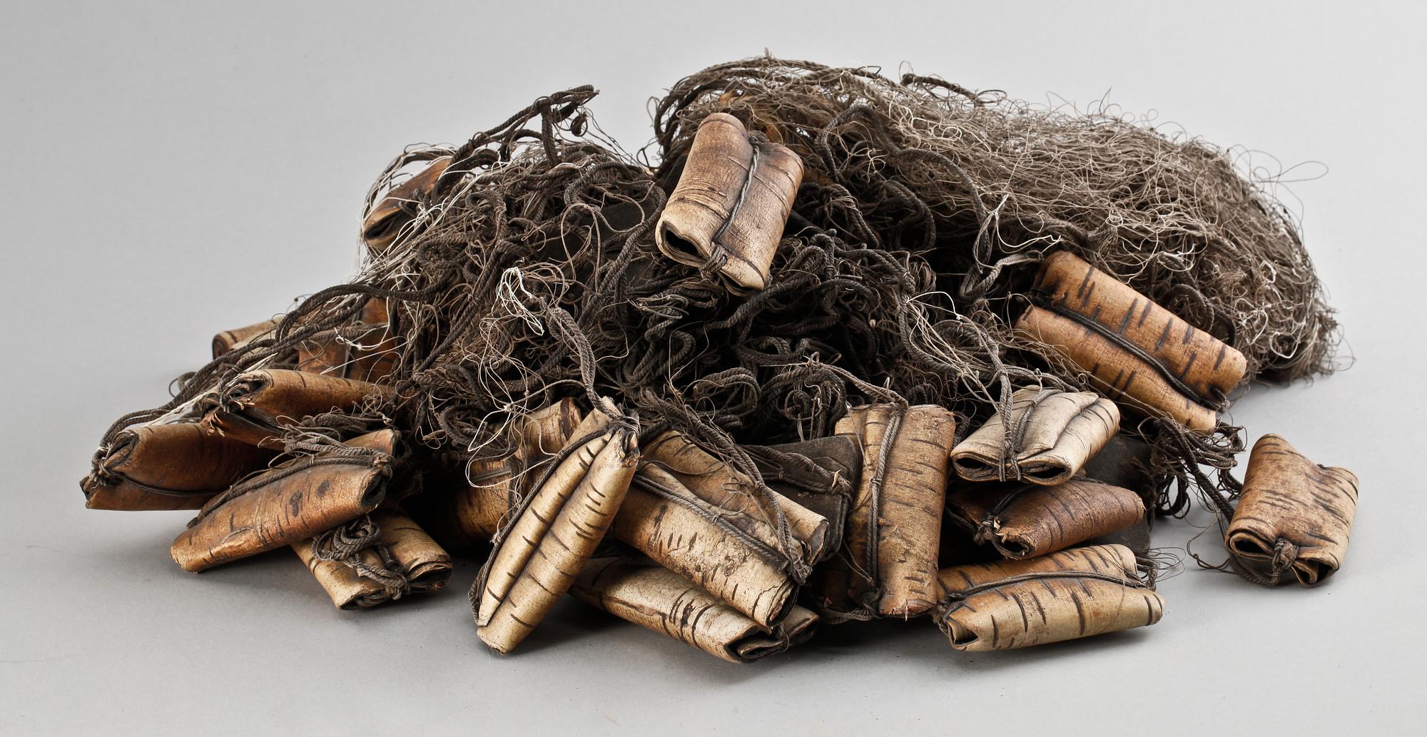 FISKENÄT, 3 st, omkring 1900.