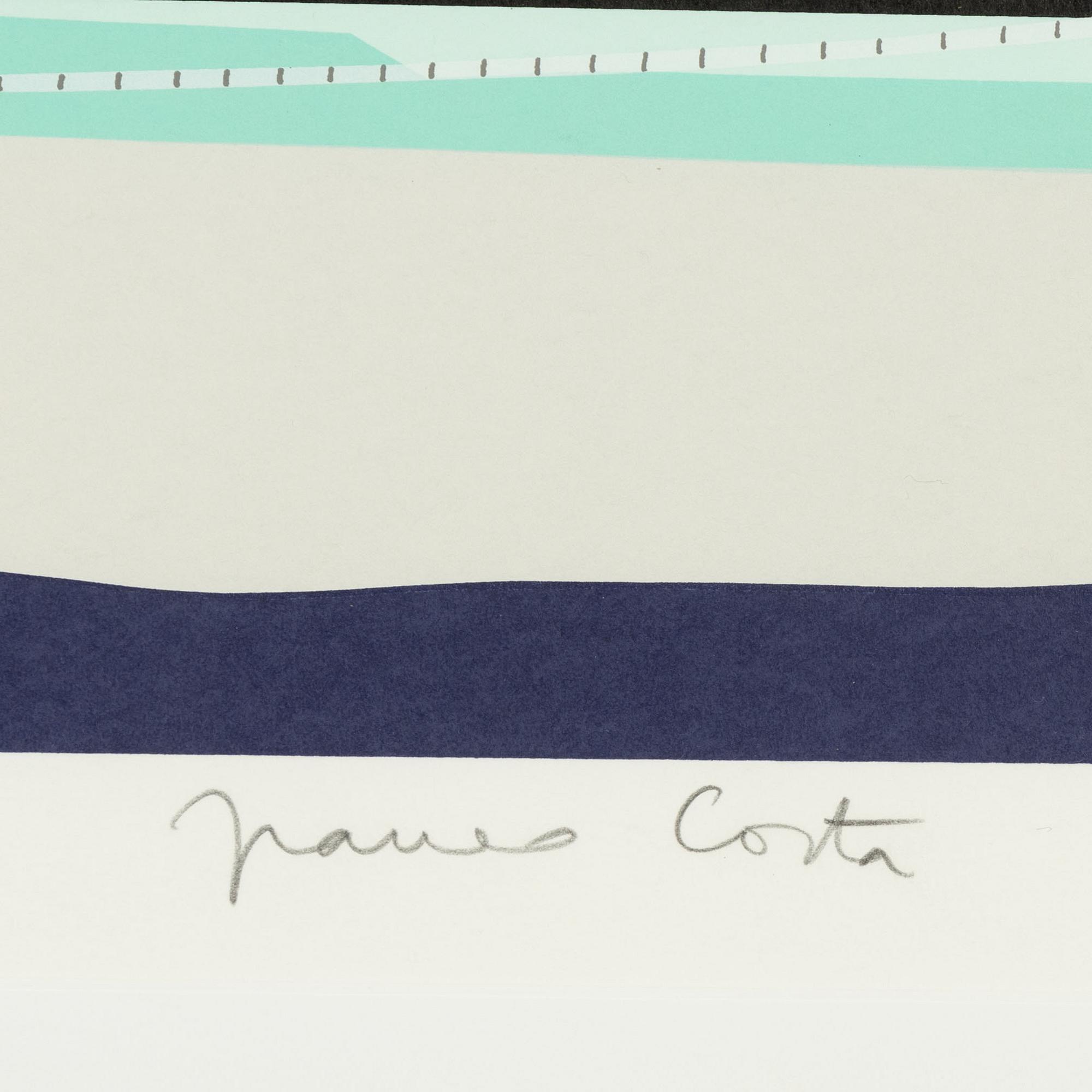 Franco Costa, silkscreen in colours, signed 37/250.