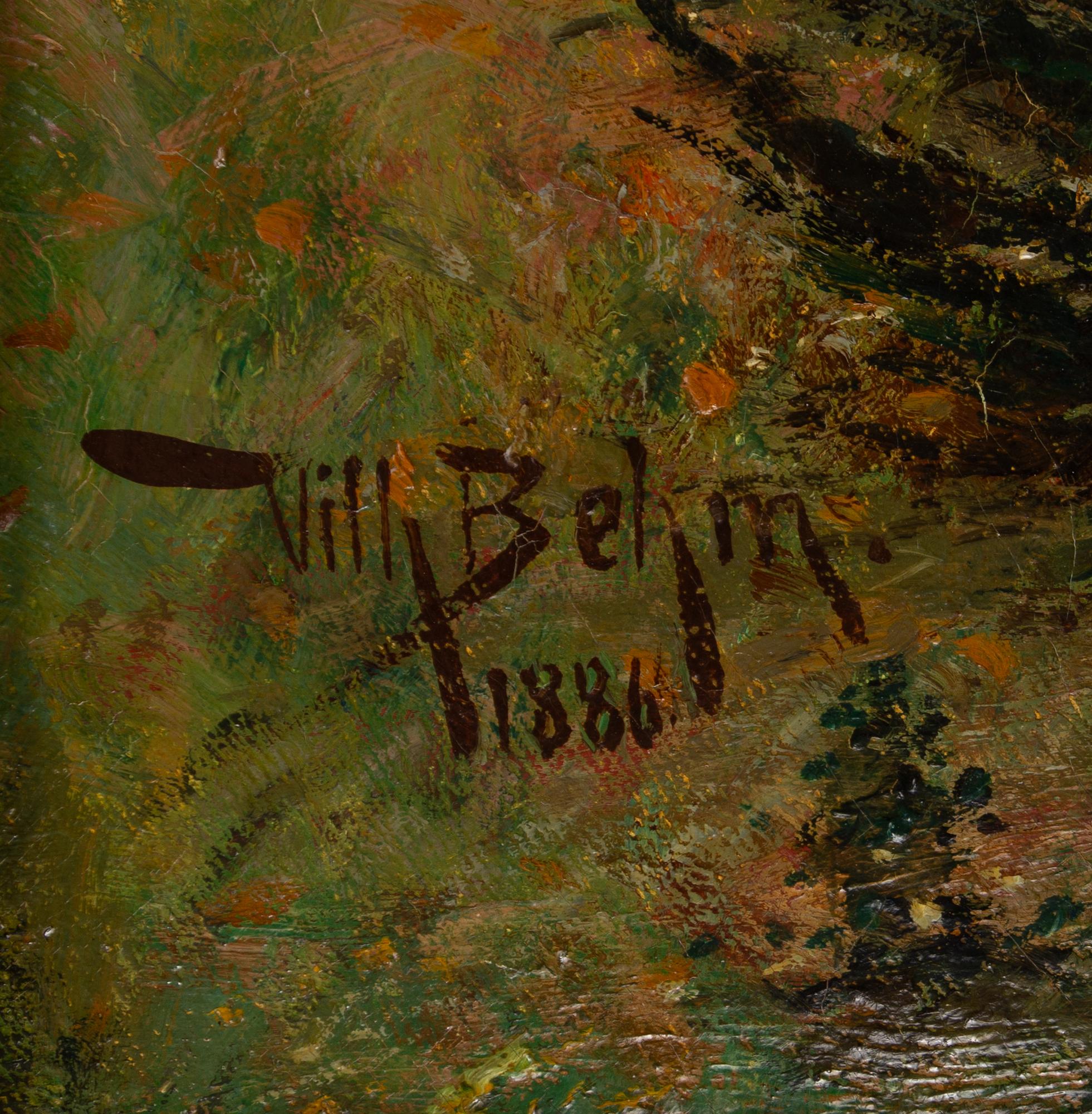 Wilhelm Behm, Flicka i höstskog.