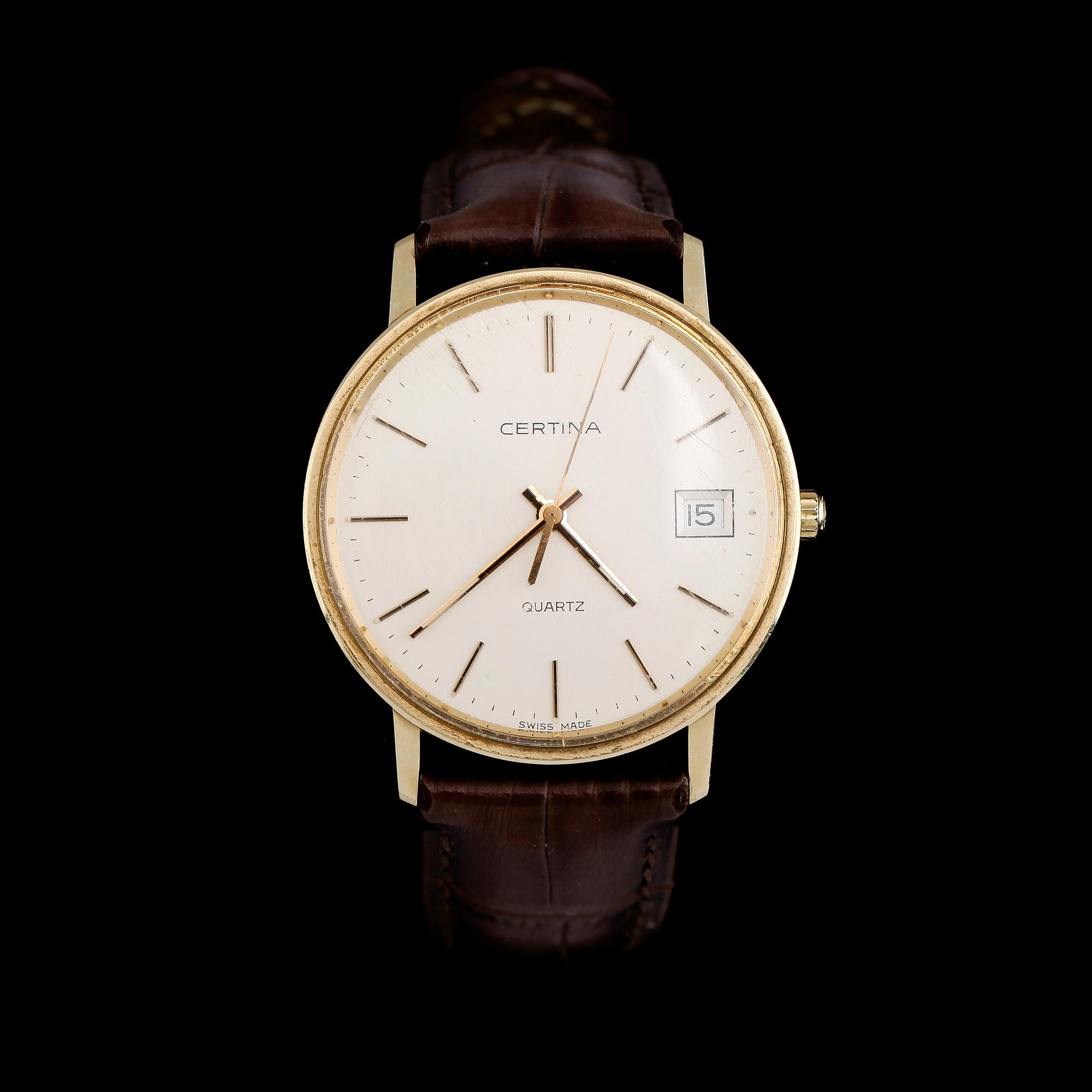 ARMBANDSUR, 14K guld, Certina.
