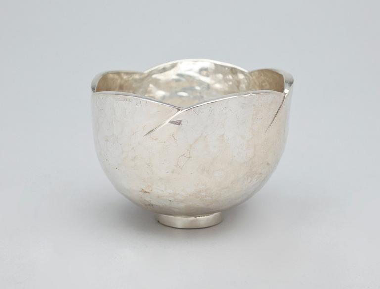 BÄGARE, 6st, sterling silver. Peru, 1900-tal. Totalvikt ca276g.