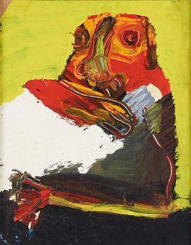 Bengt Lindström, acrylic on paper mounted to canvas, 1960s, certified by Curt Aspelin verso.