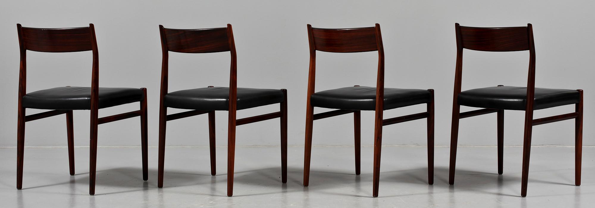 MATGRUPP, 9 delar, Arne Vodder, Sibast Furniture, 1950/60-tal.