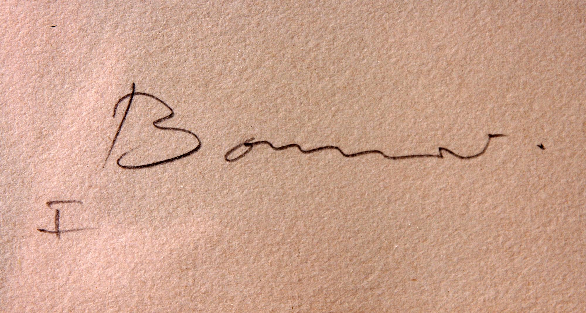 OLLE BONNIÉR, färglitografi, sign o numr 40/150.