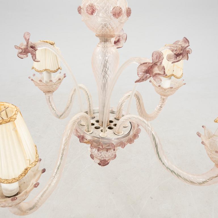 Chandelier in Venetian style, first half of the 20th century.