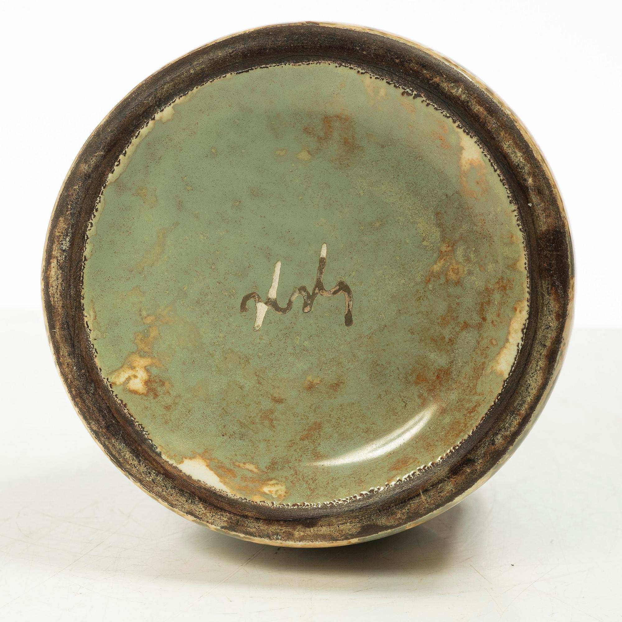 Hans Hedberg, a vase, Biot, France.