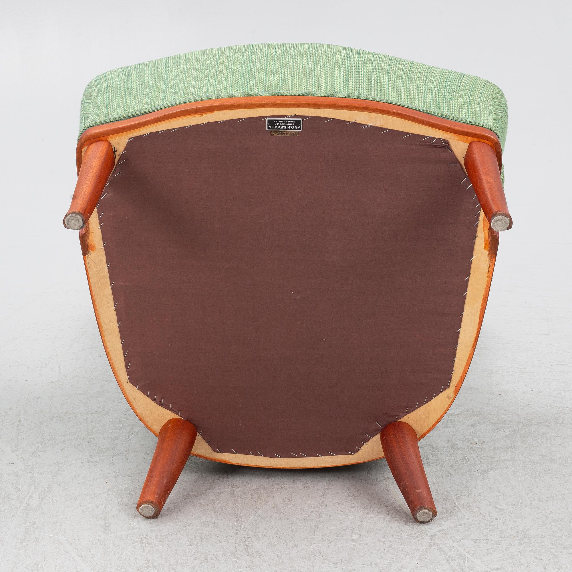 Carl Malmsten, armchair, "Vår Fru", OH Sjögren, late 20th century.
