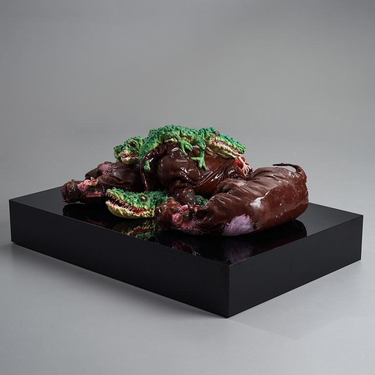 Nathalie Djurberg & Hans Berg, "Hippos and Crocodiles" från "I am a Wild Animal".