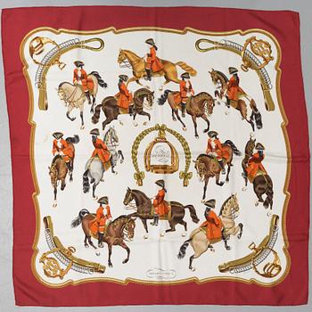 Hermès, a 'Reprise' silk scarf.