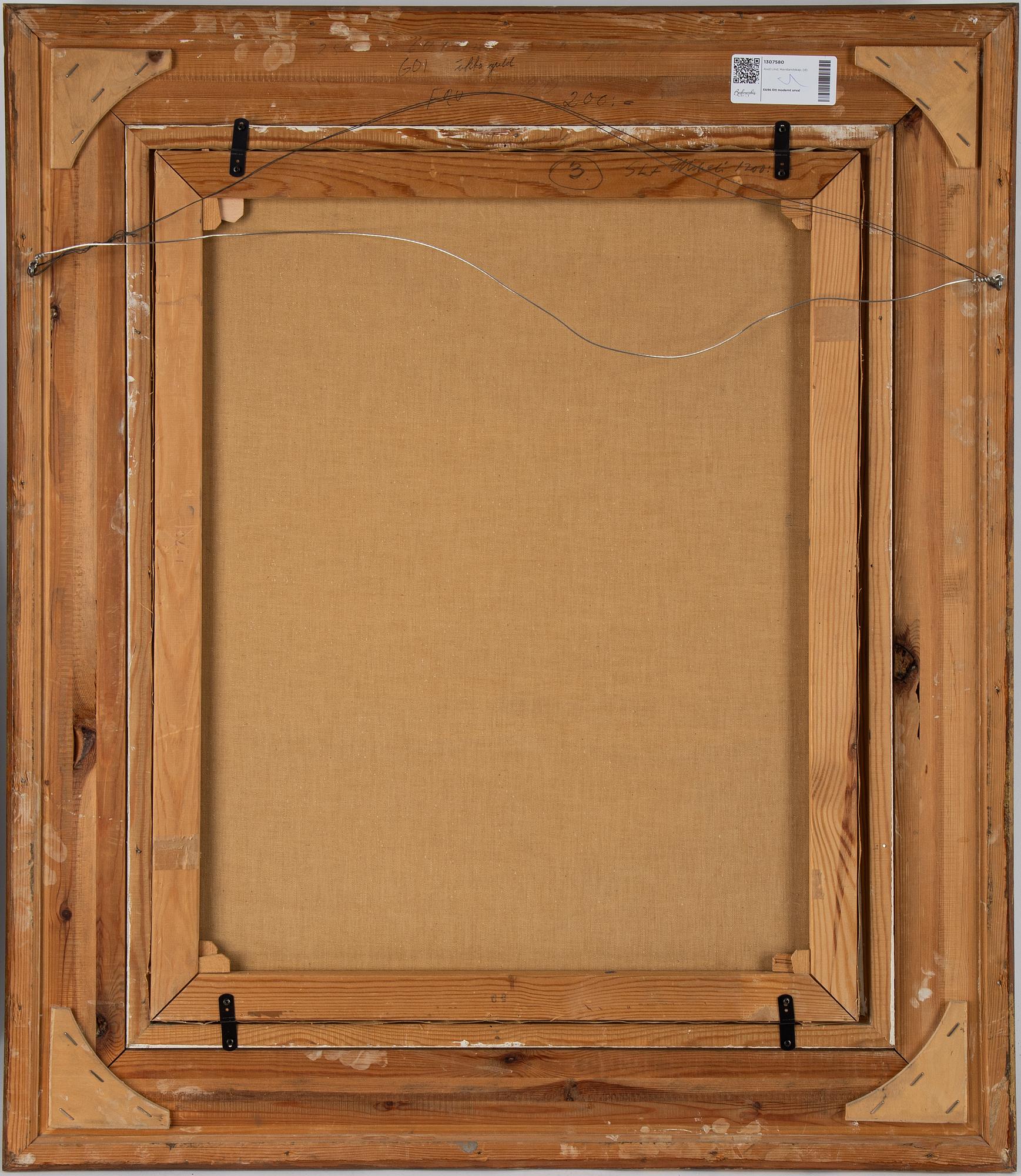 Axel Lind, olja på duk, signerad.