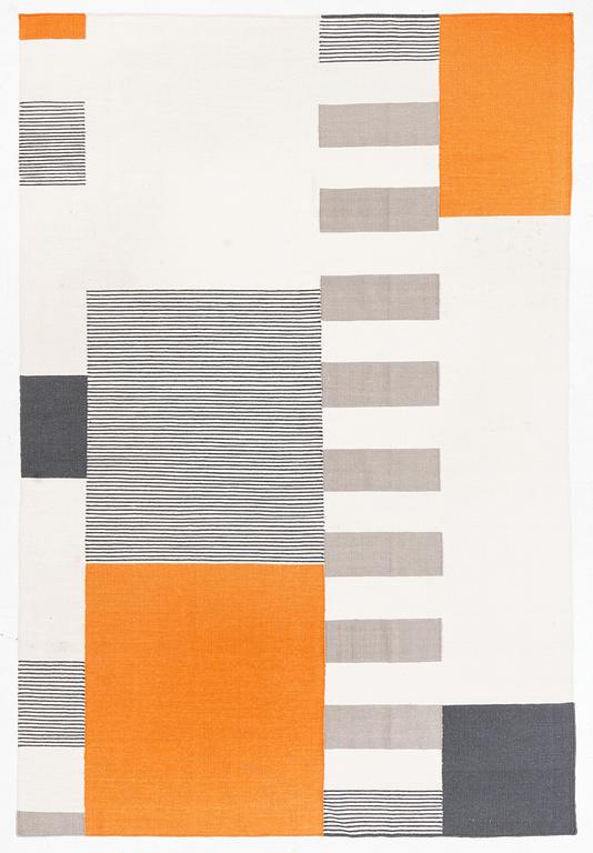 A 'Graphic Orange' carpet, Linie Design, c. 300 x 200 cm.