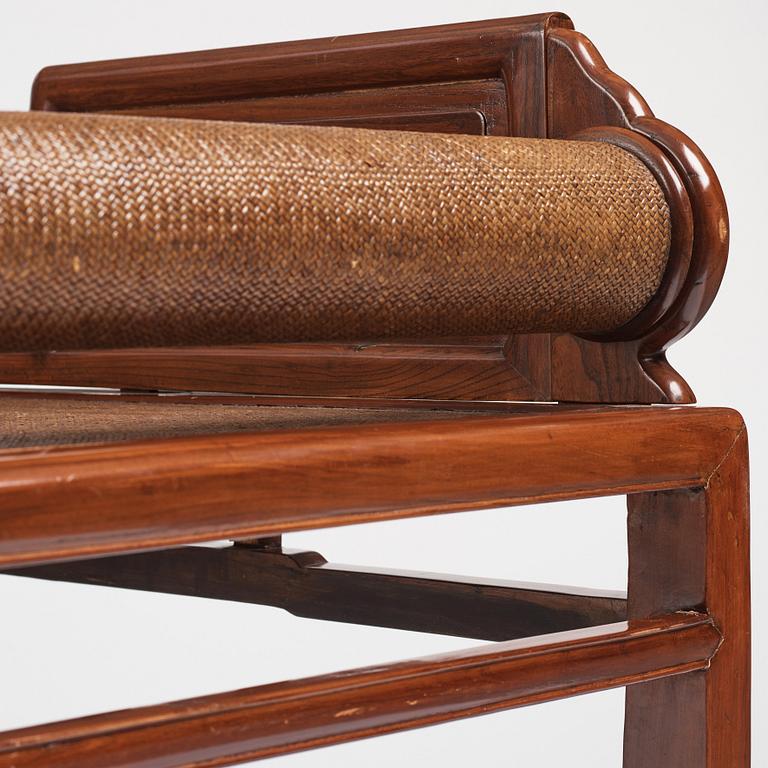 A Chinese day bed, Qing dynasty, second half of 19th century.
