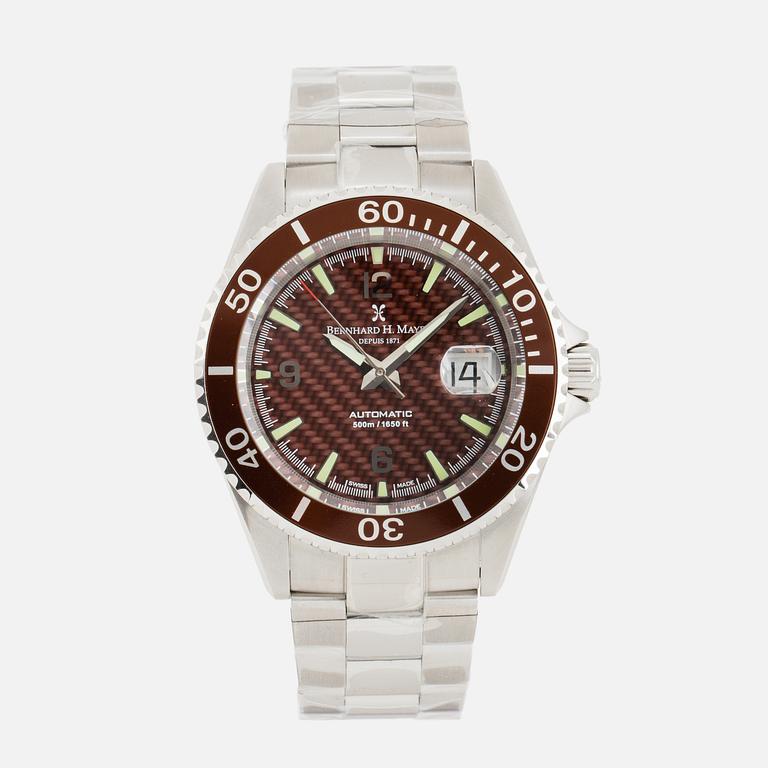 BERNHARD H MAYER, Nauticus, wristwatch, 41 mm.