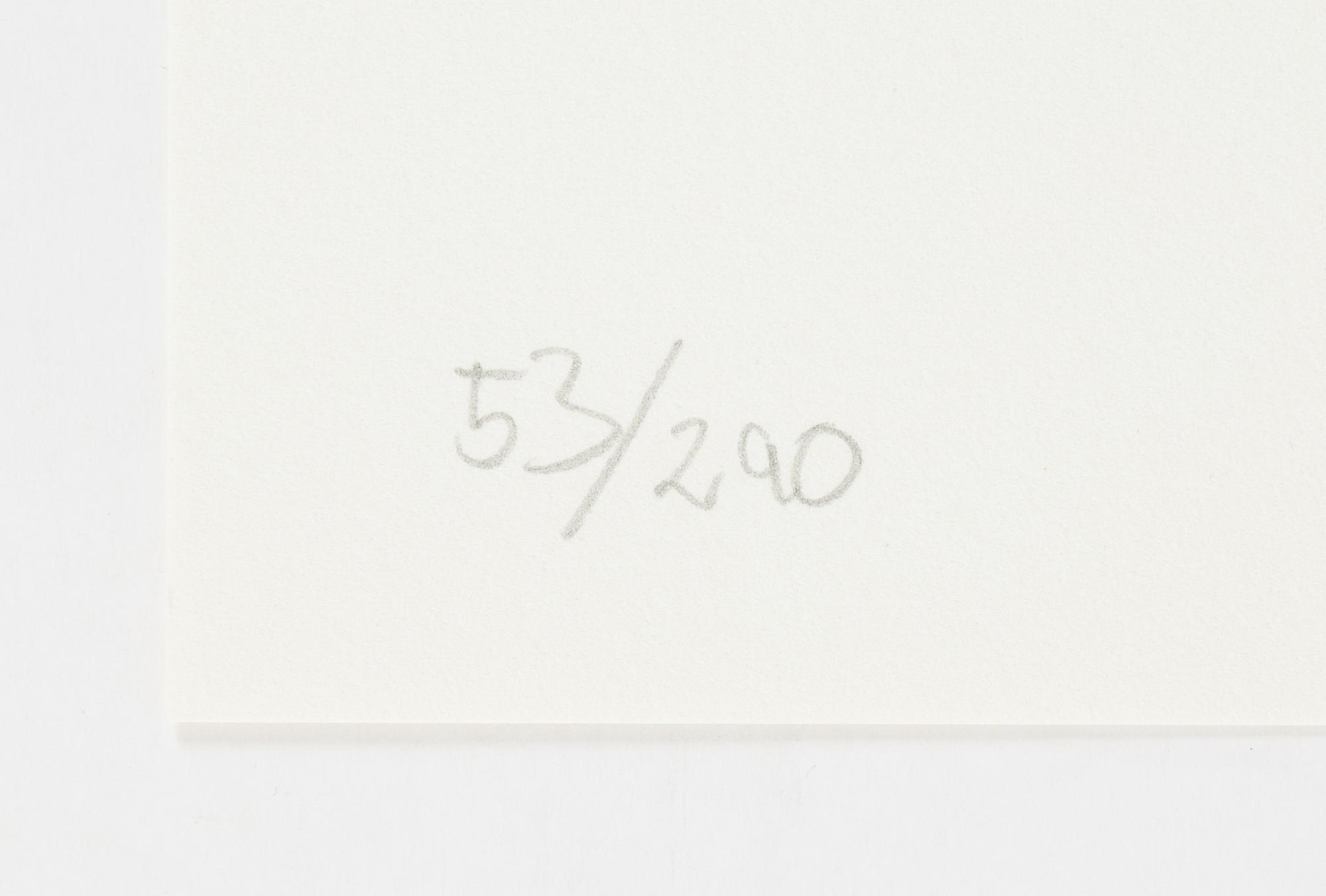 Dan Wolgers, lithograph, 1998, signed 53/290.