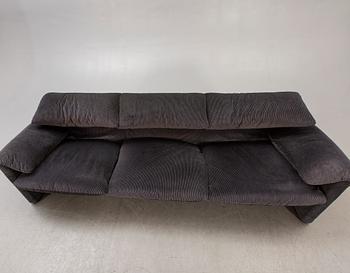 Vico Magistretti, a 'Maralunga' sofa, Cassina, Italy, late 20th Century.