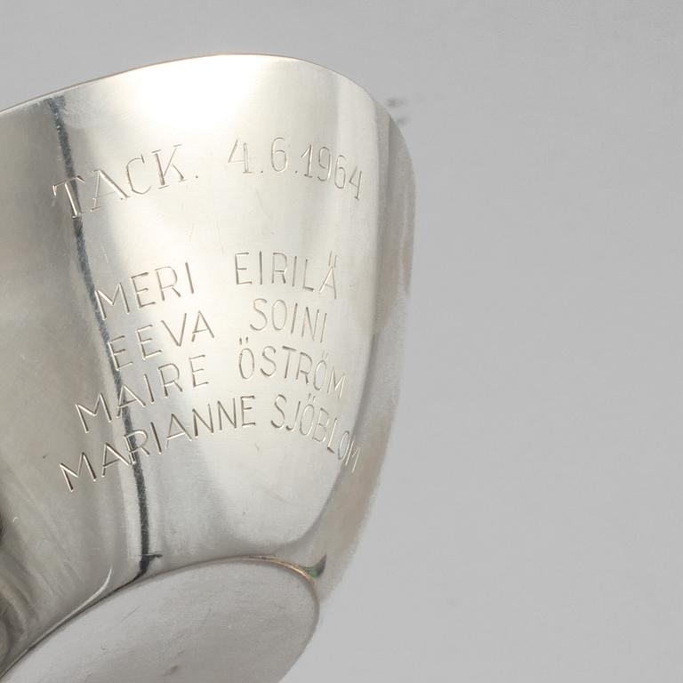 PARTI SILVER, 7 delar, 1900-tal, vikt 420 gram.
