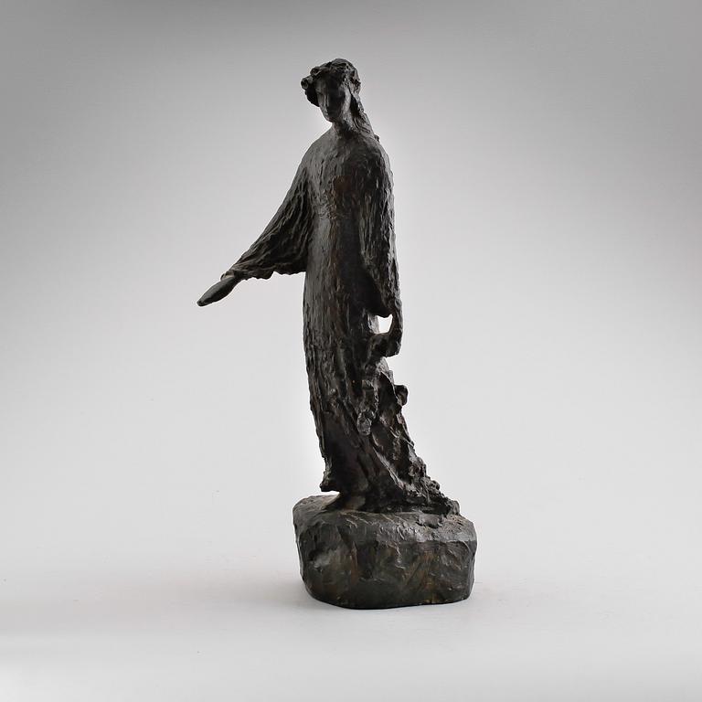 DAVID EDSTRÖM, skulptur, brons, signerad och daterad 1911.