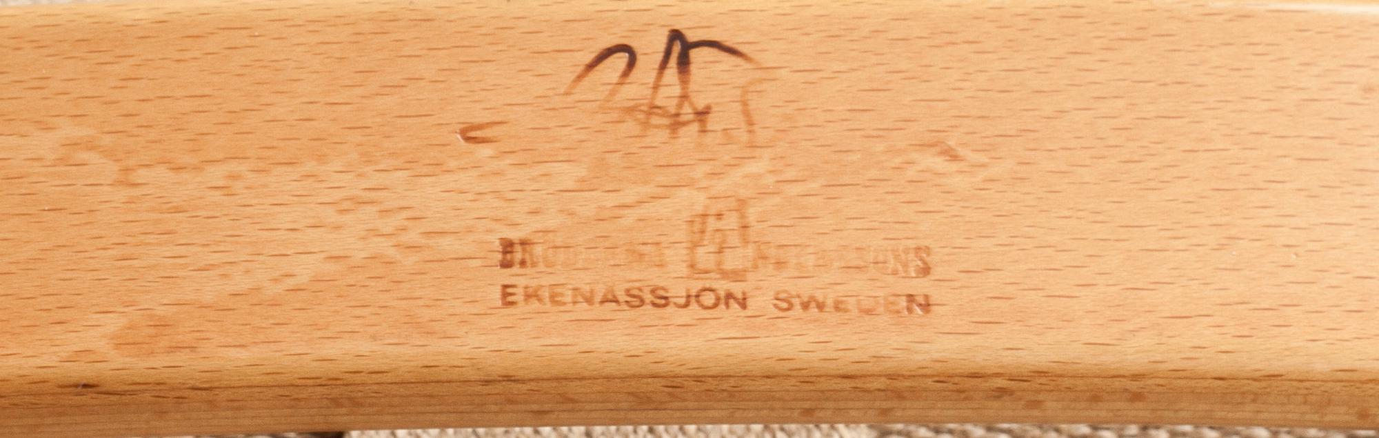 VILSTOL, "Marianne", Gustaf Axel Berg, Bröderna Andersson, 1900-talets andra hälft.