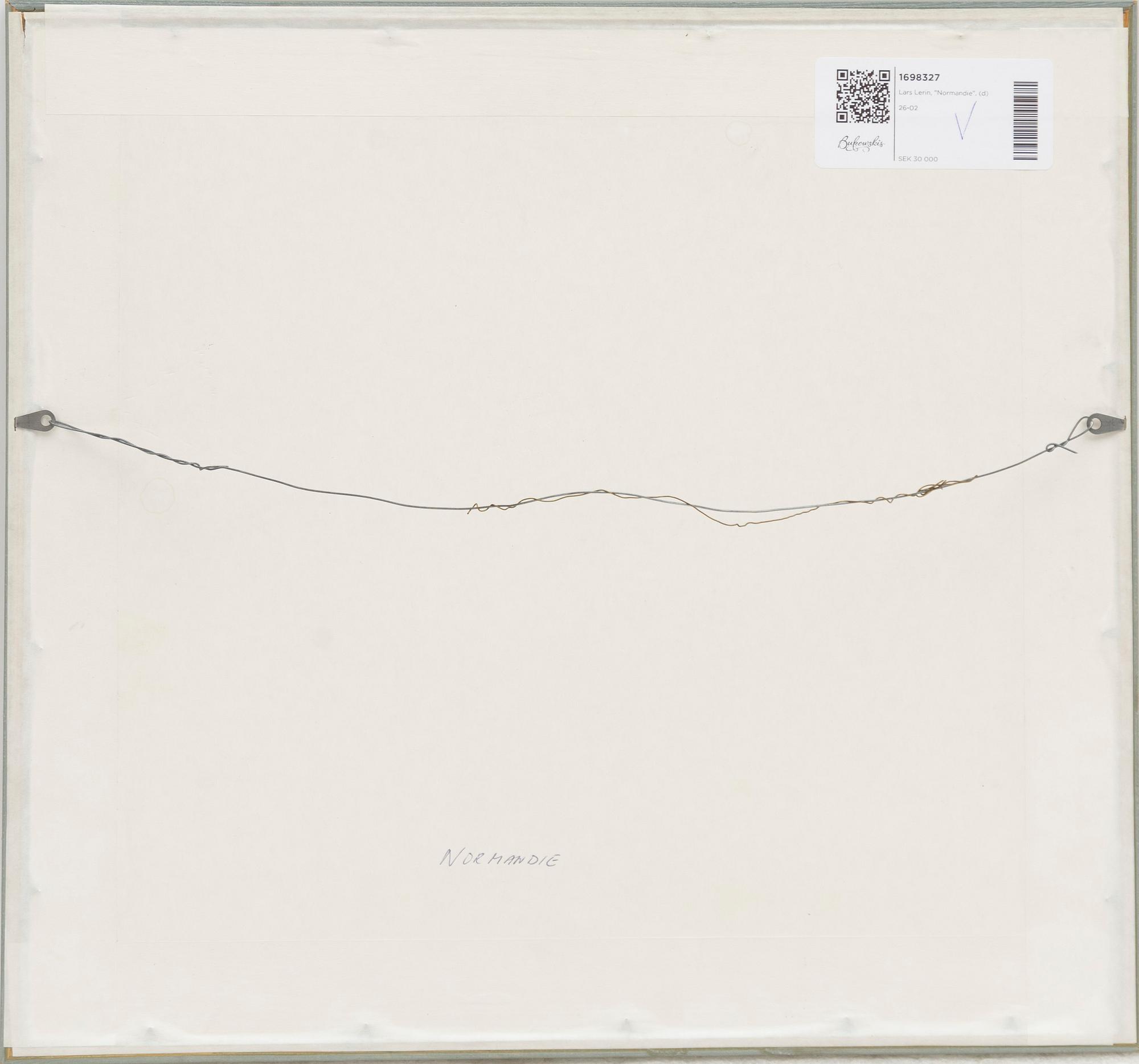 Lars Lerin, "Normandie".