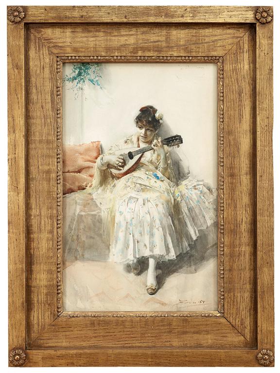 Anders Zorn, Mandolinspelerskan.