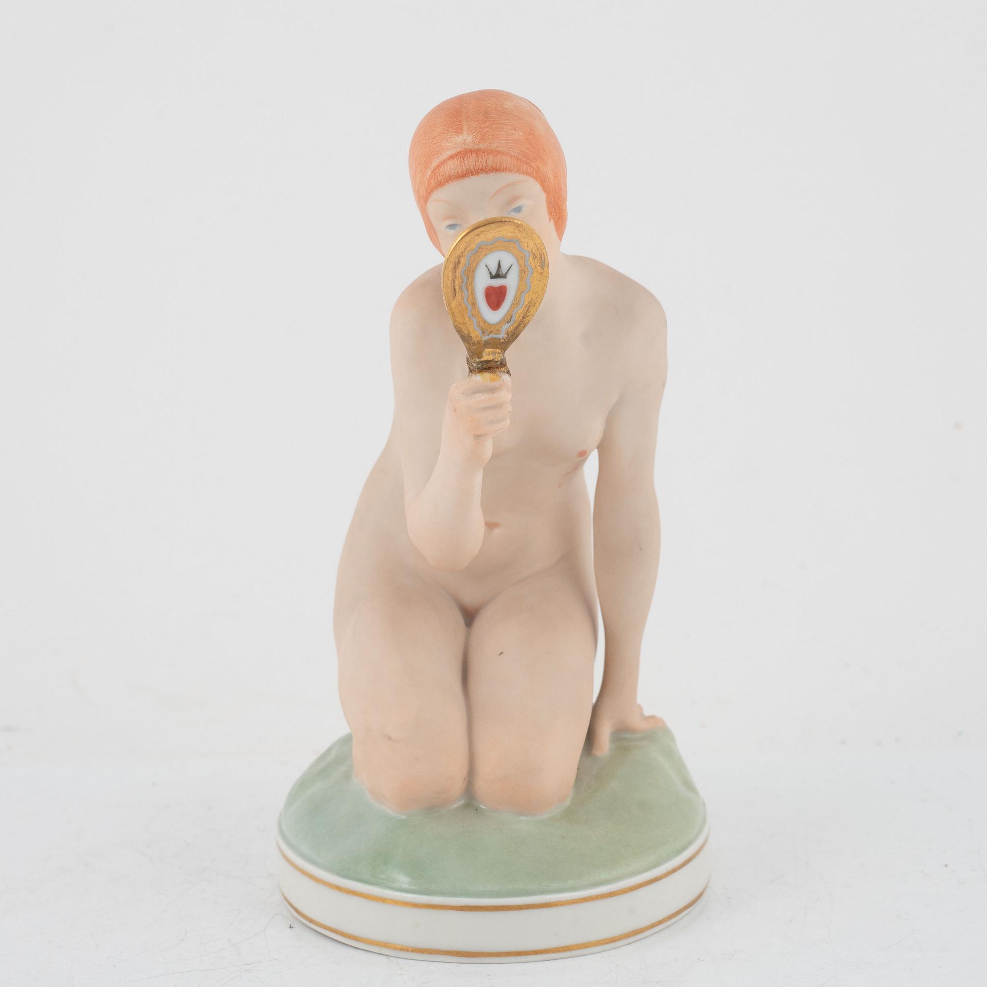Gerhard Henning, a porcelain figurine, Royal Copenhagen, Denmark.