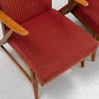 A pair of 'Knolls Moderna Fåtöljer', 1940's.