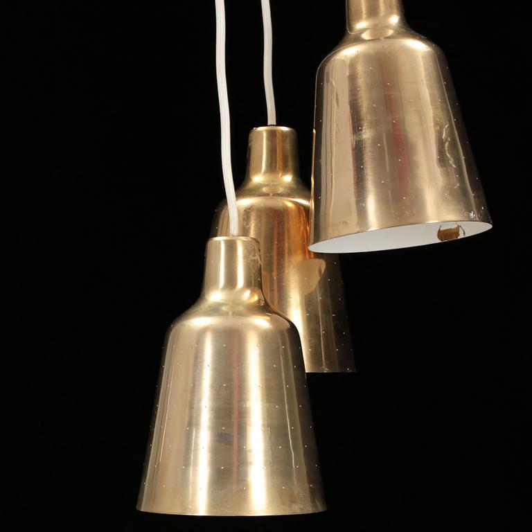 TAKLAMPA, mässing, 1900-talets mitt - andra hälft.