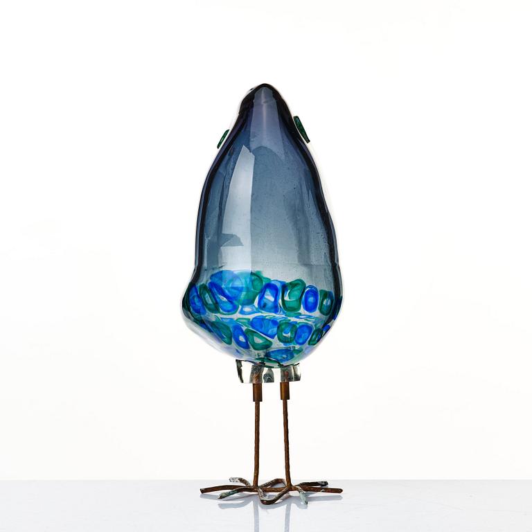 Alessandro Pianon, a "Pulcino" glass bird by Vistosi, Italy 1960's.