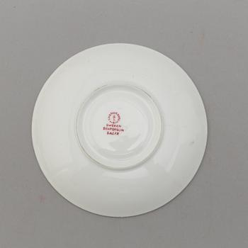 STIG LINDBERG, kaffeservis, 15 delar, porslin, "Salix", Gustavsberg.