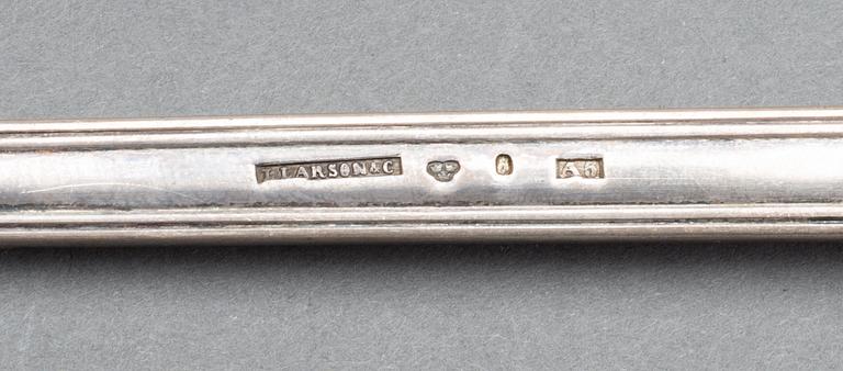 SOPPSLEV, silver, L.Larson & Co Göteborg 1855.