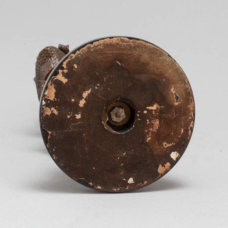 HELMUTH SCHIEVELKAMP, sculpture, bronze, signed and dated 92.