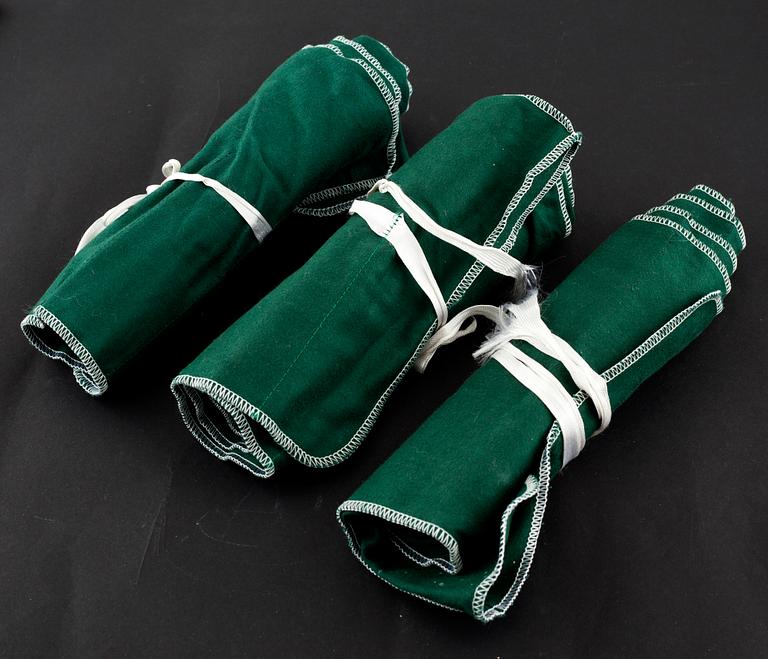 BESTICK, 36 delar, silver, "Gammal fransk", GAB, Eskilstuna, 1900-talets fjärde kvartal.