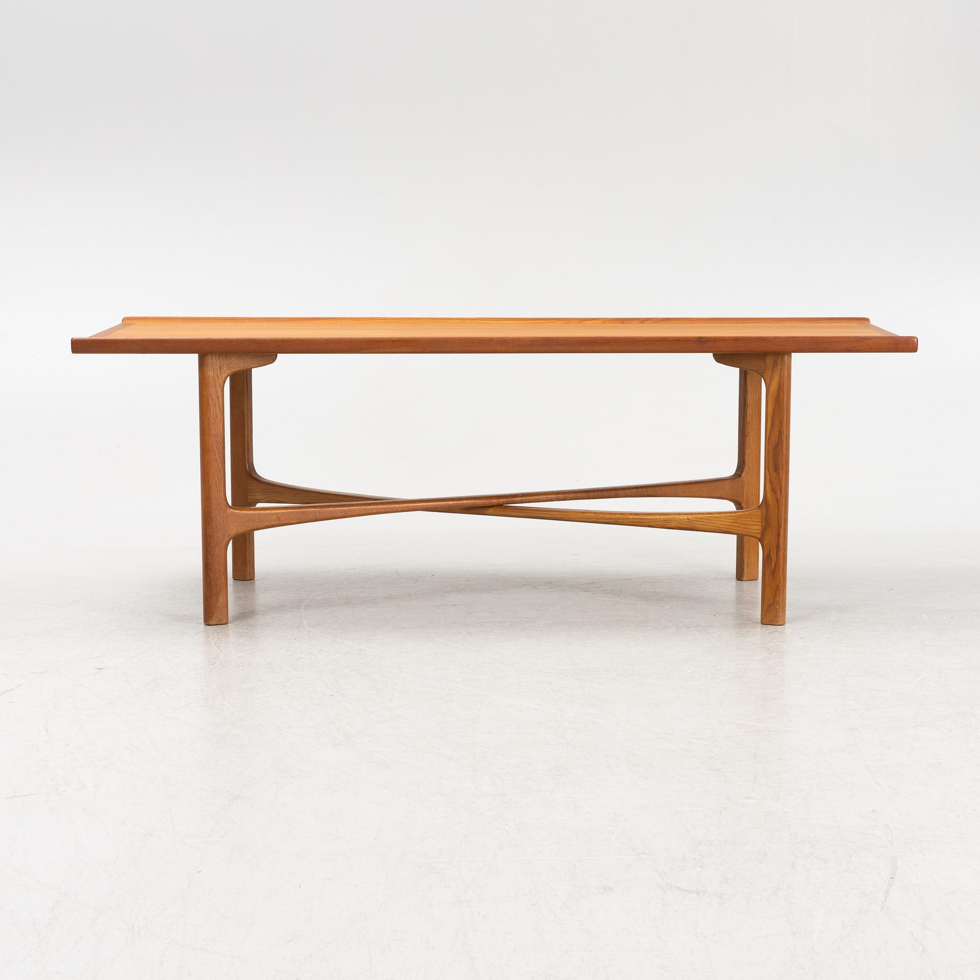 Folke Ohlsson, a teak coffee table, Bodafors, 1950's/60's.