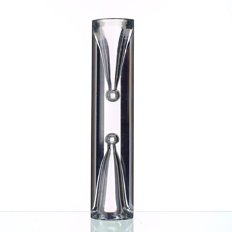 TAPIO WIRKKALA, skulptur av glas, Iittala, Finland 1950-60-tal.