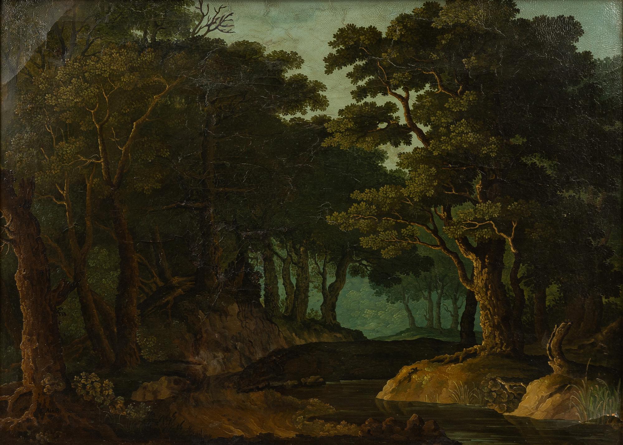 Carl Abraham Rothstén, Skogslandskap.