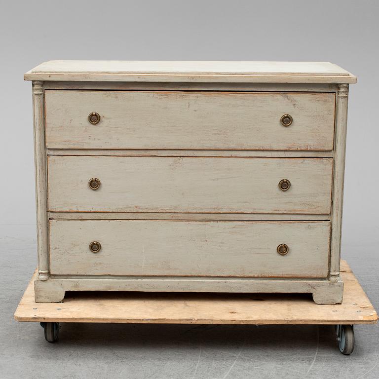 A mid 19th Century chest of drawers, Karl Johan.