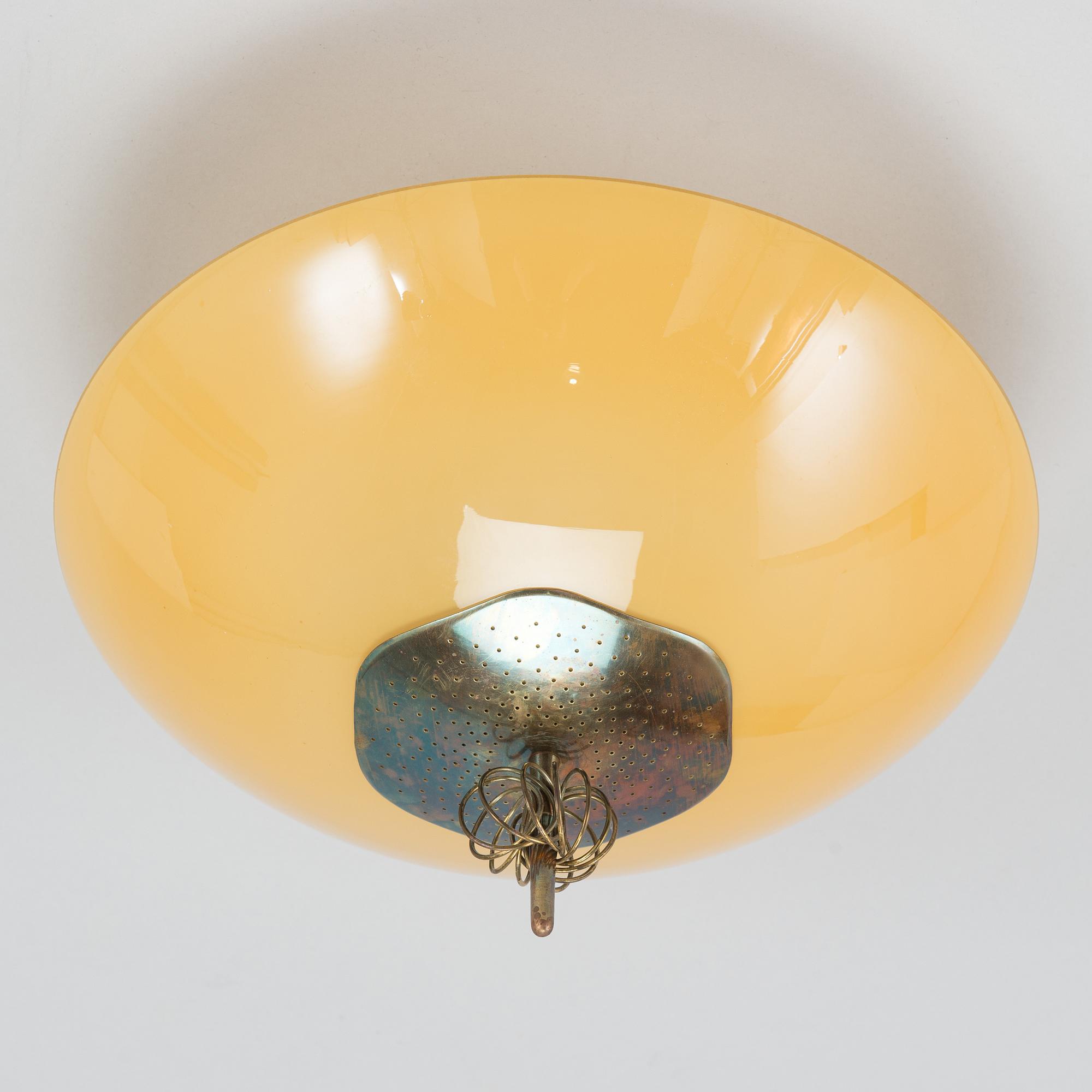 Paavo Tynell, Ceiling lamp for Taito. Made to order 1950.