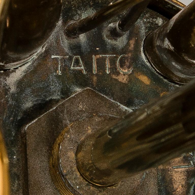 PAAVO TYNELL, TAKLAMPA, modell 9031, Taito, 1900-talets mitt. Höjd 65 cm.